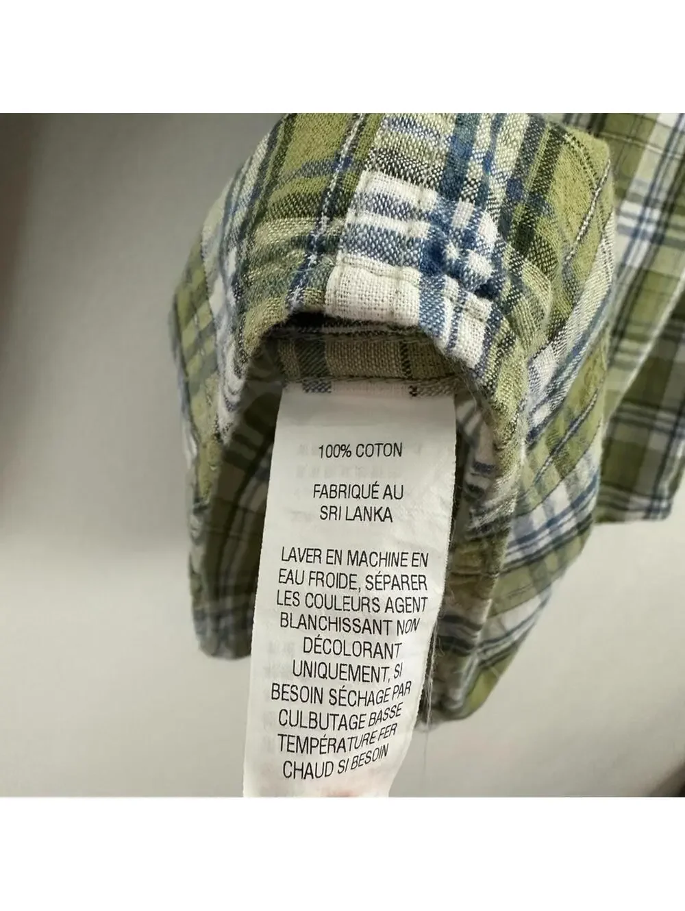 L.L. Bean Men's Plaid Long Sleeve Shirt Size S-Reg ...